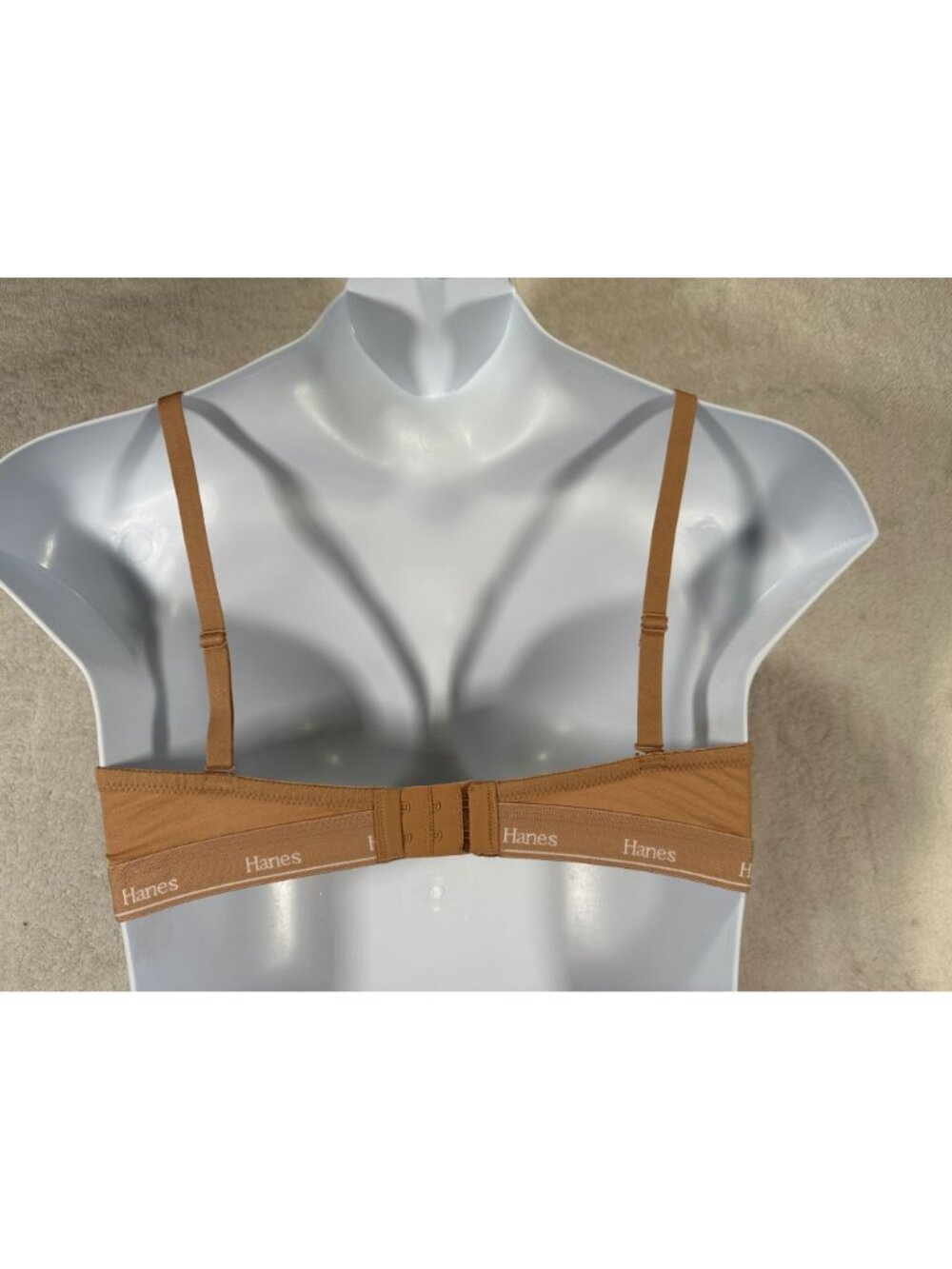 Hanes Originals Womens 2XL Cotton Stretch Contour Wirefree Bra Adjustable Straps - Picture 5 of 10